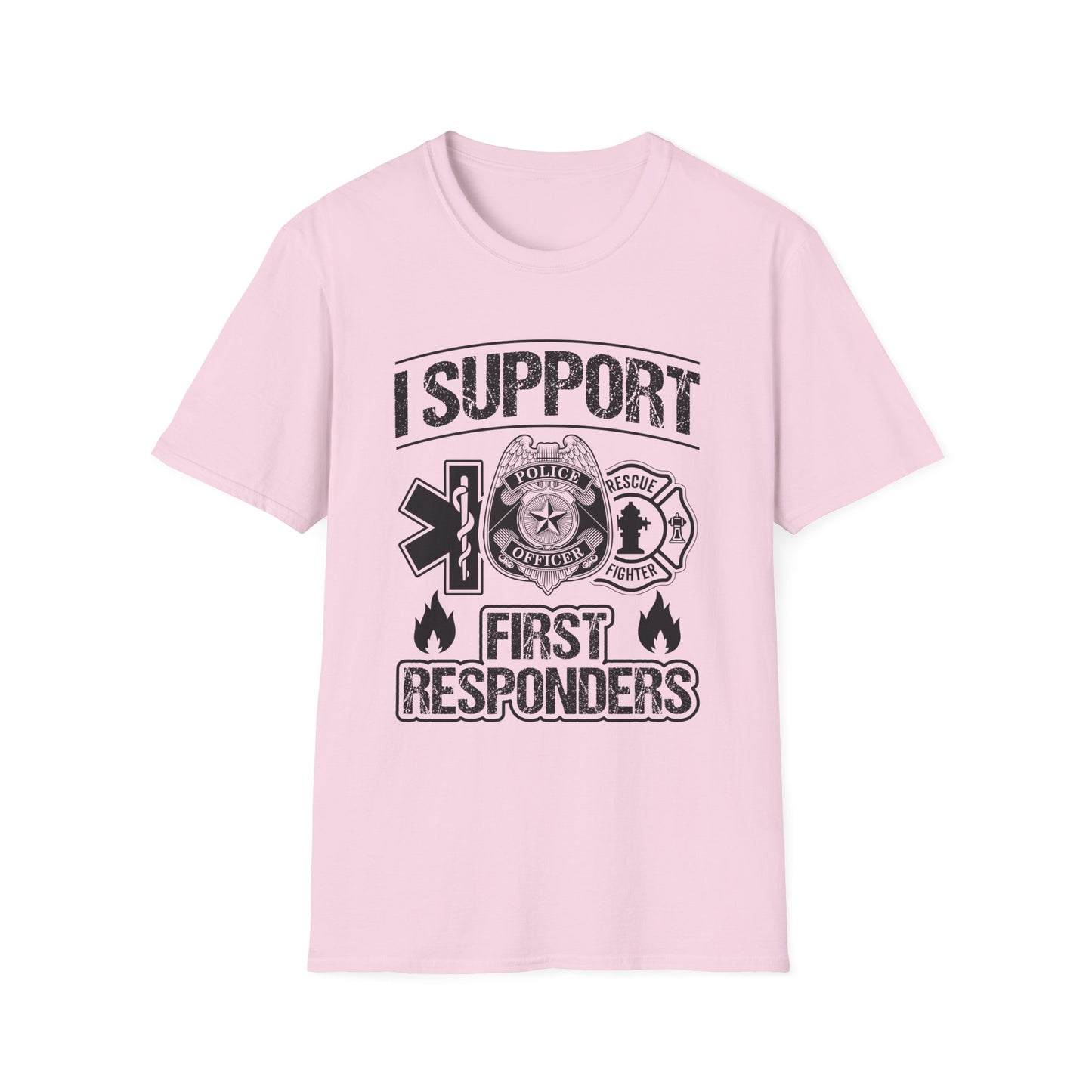 I Support First Responders T-Shirt