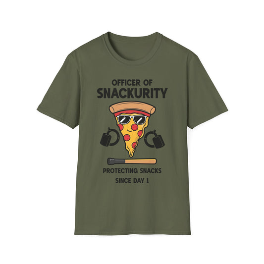 Officer Of Snackurity. Protecting Snacks Since Day 1 T-Shirt