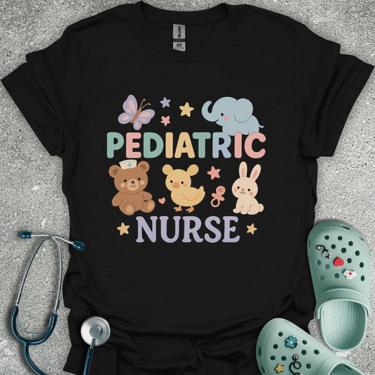 Pediatric Nurse Animals T-Shirt
