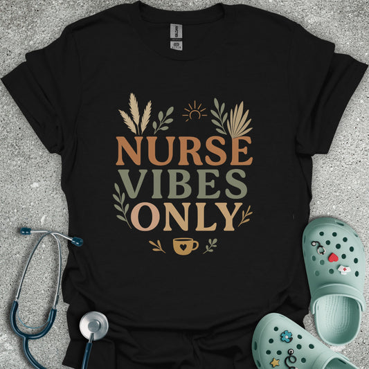 Boho Nurse Vibes Only T-Shirt