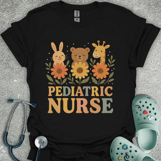 Pediatric Nurse Animals T-Shirt