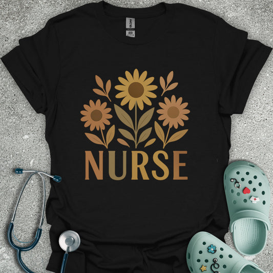 Nurse Floral T-Shirt