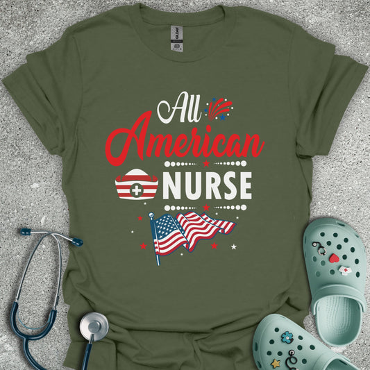 All American Nurse T-Shirt