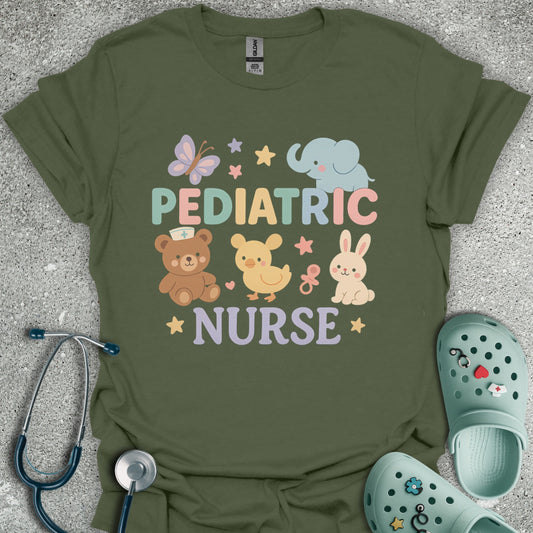 Pediatric Nurse Animals T-Shirt