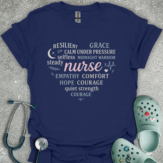 Nurse Heart of Qualities T-Shirt