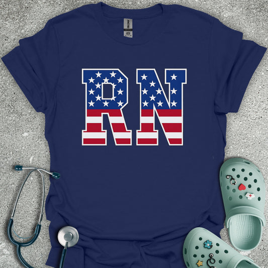 Registered Nurse Patriotic T-Shirt