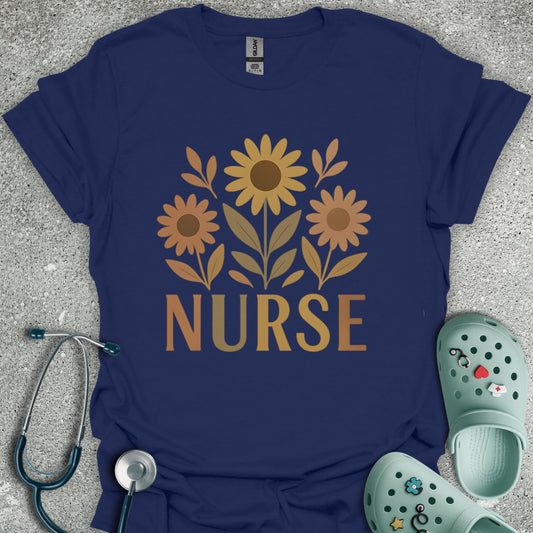 Nurse Floral T-Shirt