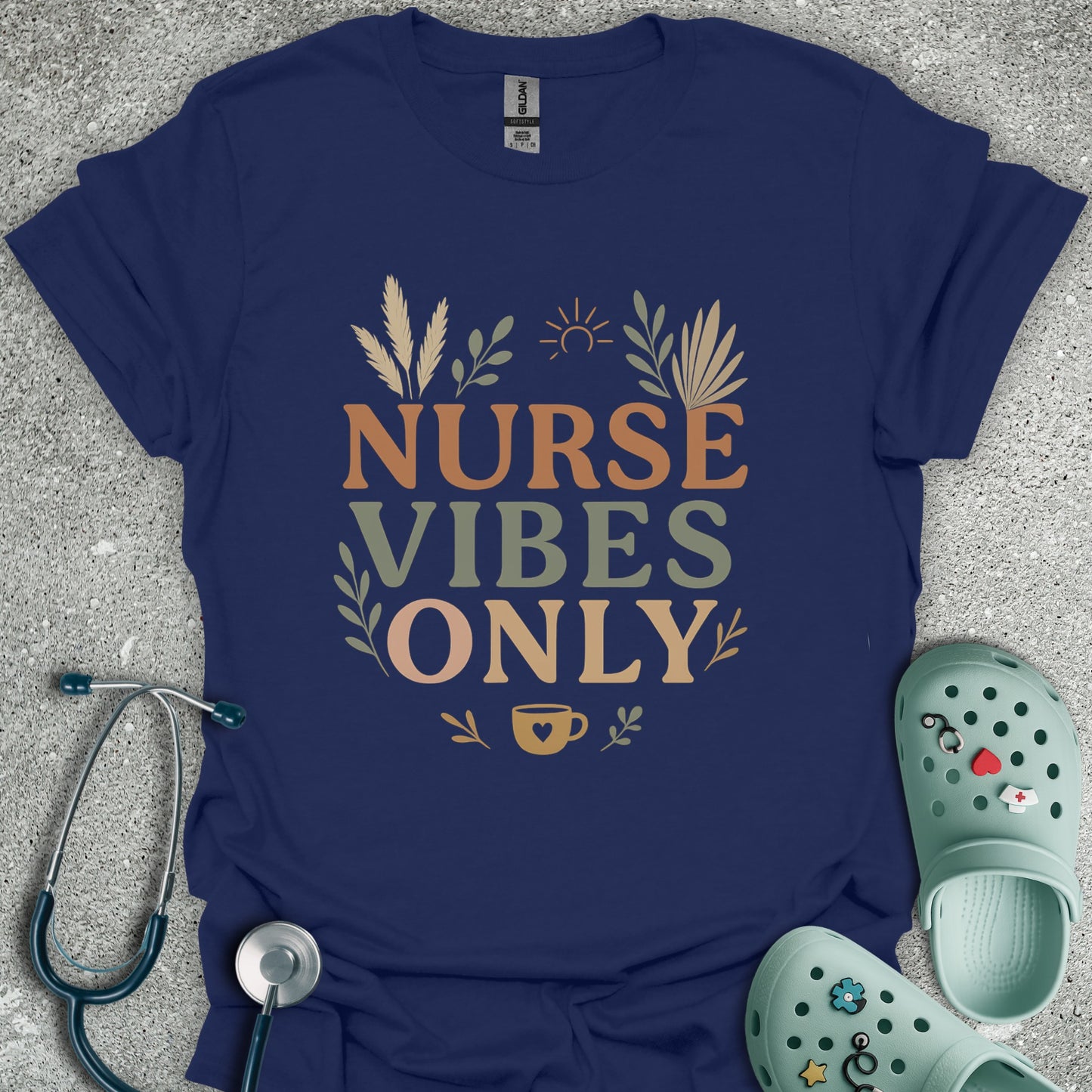 Boho Nurse Vibes Only T-Shirt