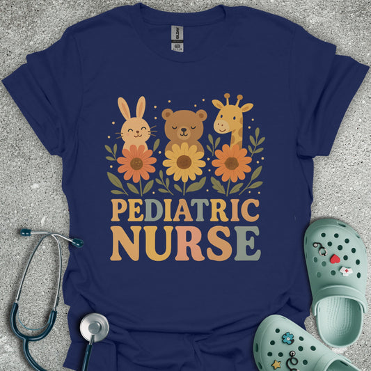 Pediatric Nurse Animals T-Shirt