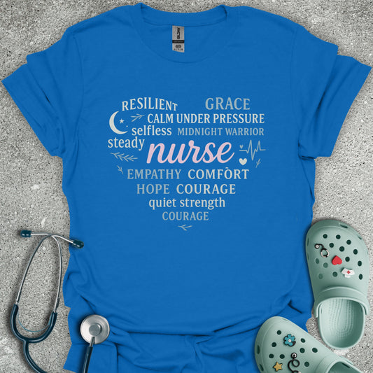 Nurse Heart of Qualities T-Shirt