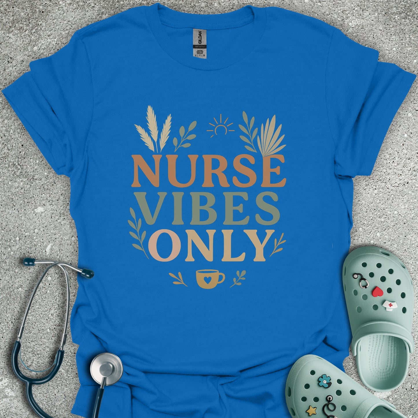 Boho Nurse Vibes Only T-Shirt