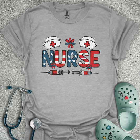 Patriotic Nurse T-Shirt