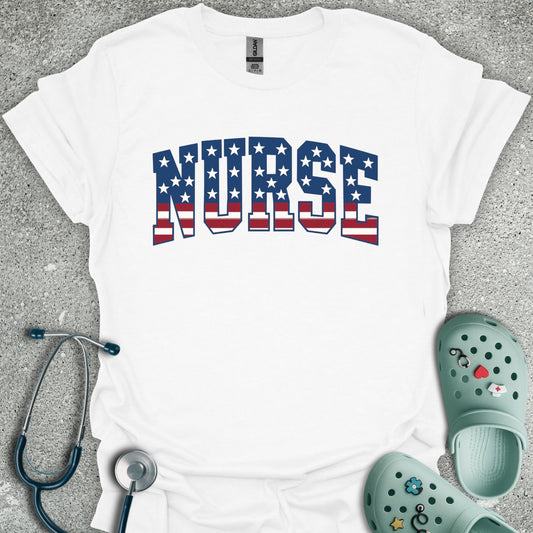 Patriotic Nurse T-Shirt