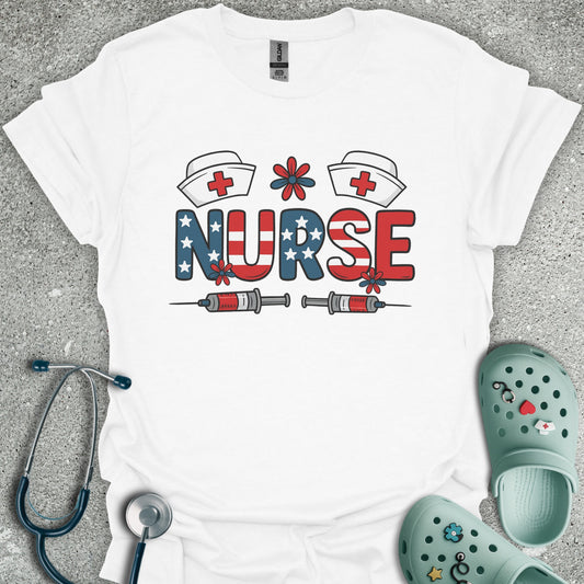 Patriotic Nurse T-Shirt
